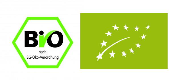 Bio Siegel und EU Logo